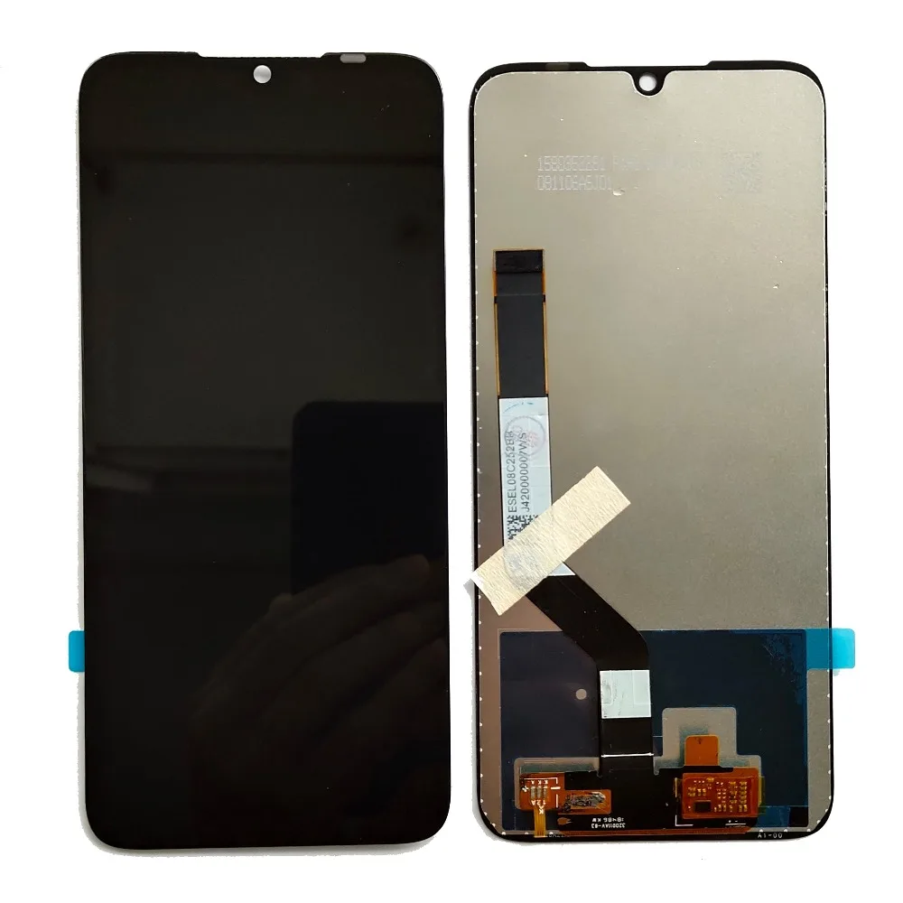 Для Xiaomi Redmi Note 7/Note7 Pro/Note Seven Глобальный ЖК-экран кодирующий преобразователь сенсорного экрана в сборе с рамкой - Цвет: Black No Frame