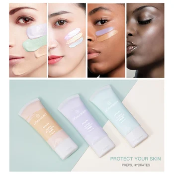 

One Step Makeup Cream Corrector Isolation Cream Isolation Concealer Foundation Primers Skin Tone Correcting Lazy Natural Beauty