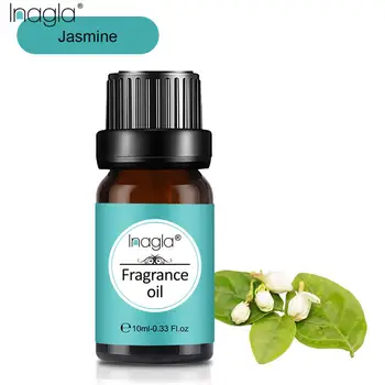 

Inagla Jasmine Fragrance Essential Oils 10ml Pure Plant Fruit Oil For Aromatic Aromatherapy Diffusers Peppermint Patchouli Oil