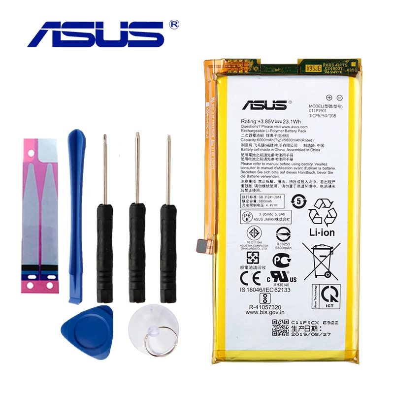

Original ASUS C11P1901 Phone Battery For ASUS ZS660KL I001DB ROG 2 Game Phone 6000mAh
