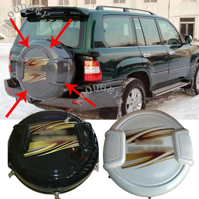 Автомобильный Стайлинг 1 шт. подходит для Toyota Land Cruiser LC100 1998 2007 Задняя Крышка