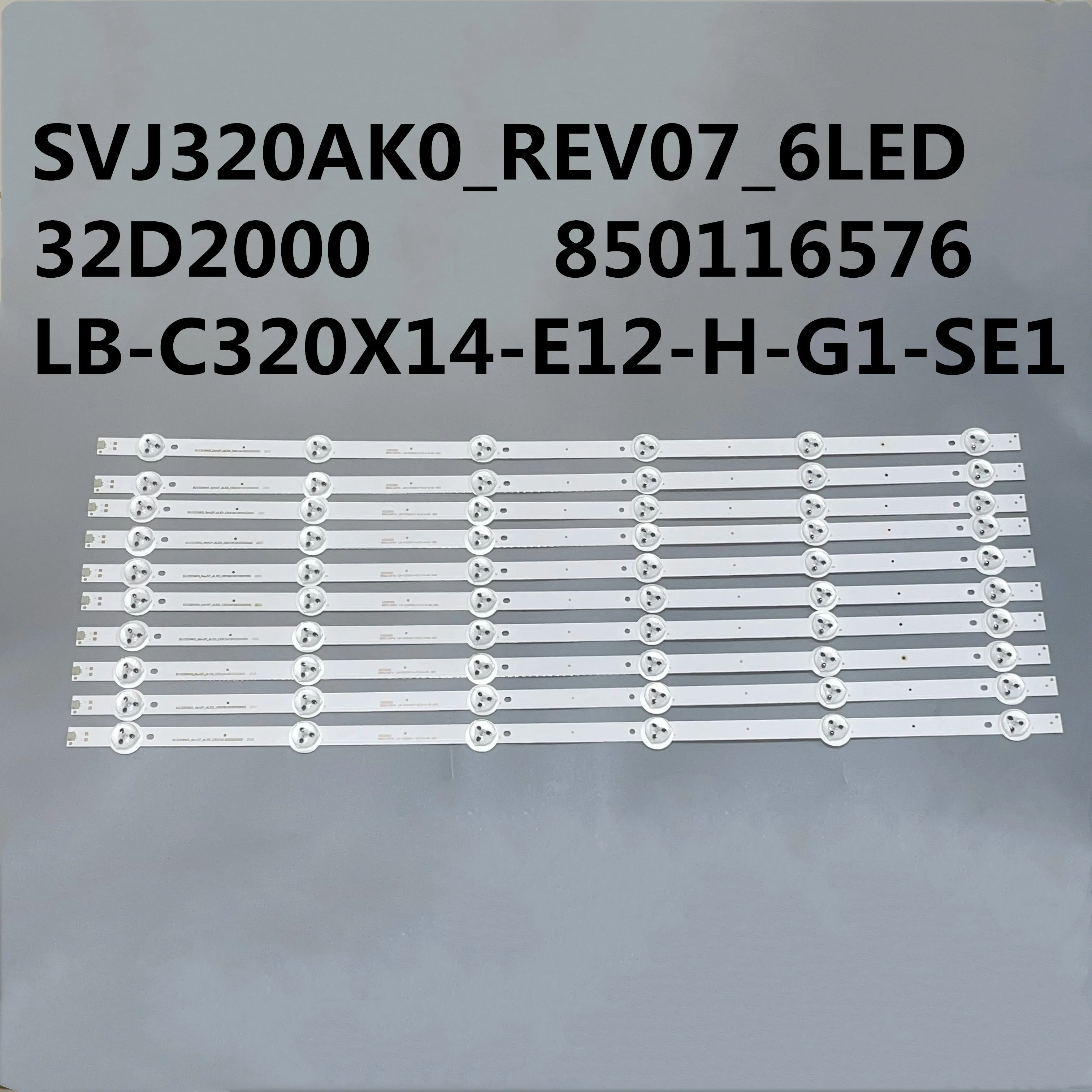 Светодиодная подсветка для SVJ320AK3, SVJ320AG2, 32D2000, SVJ320AL1, SVJ320AK0- Rev07-6LED-150106, LB-C320X14-E12, LED32D7200, 3 шт./лот led backlight strip 6leds for svj320ak3 svj320al1 svj320ag2 supra stv lc32t840wl lc32t880wl svj320al6 lb c320x14 e12 l g2 se3