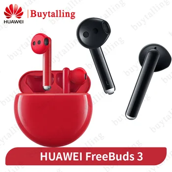 

Global Version HUAWEI FreeBuds 3 Bluetooth Earphone wireless kirin A1 Intelligent Noise Cancellation Tap control wireless charge