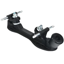 1 Pair Quad Roller Skate Bracket PP Double Roll 4 Wheel Skate Trucks Bushers Brake Head Set Skate Patines Base Parts Supply