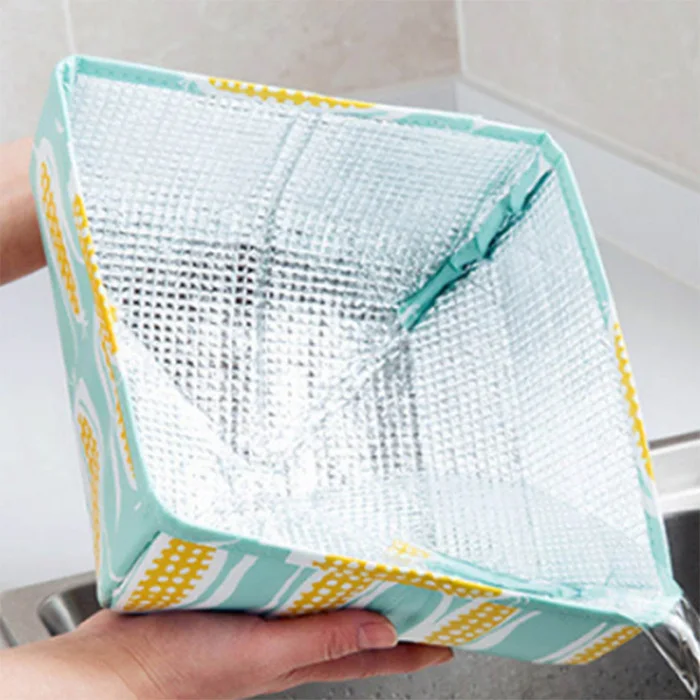 1 шт. контейнеры пищевые сетки согревают растительное покрытие Складная крышка из алюминиевой фольги посуда изоляция кухня Cozinha criativa HFing