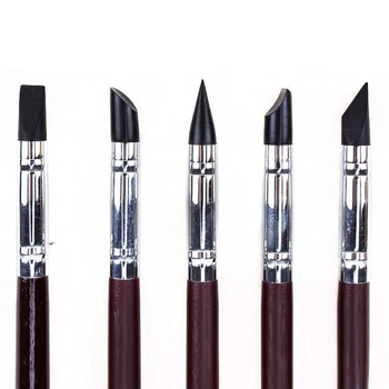 

5Pcs Dental Brush Teeth Cleaning Tools Silicone Brush Plaque Stains Remover Dentistry Tooth Whitening Tool Dental Resin Brush