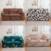 Home Living Luxury Leopard Print Sofa Decor Seat Protector Cover Elastic Slipcover Stretch Couch Cover 1-4 Seaters Sofa Cover 1