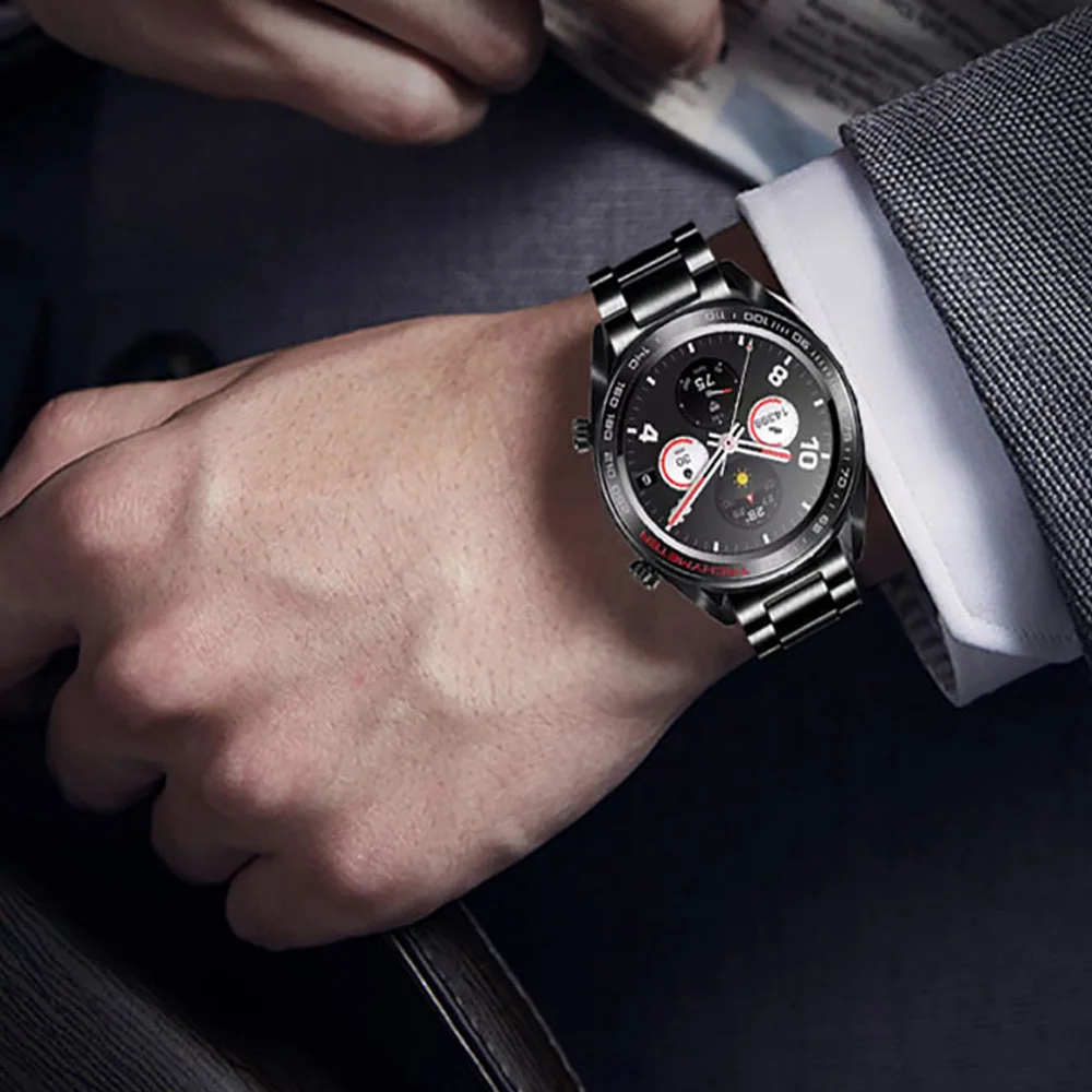 Миланская Петля из нержавеющей стали ремешок для часов Quick Release для huawei Watch GT GT2 honor watch волшебный браслет ремешок металлический браслет