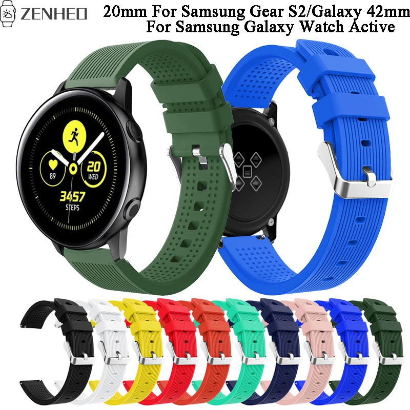 

20mm Quick release bracelet For Samsung Galaxy Watch Active classic band For Samsung Galaxy Watch 42mm/Gear S2 smart watch strap