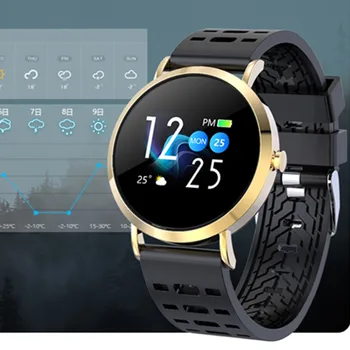 

CV08C Smart Watch Stainless Steel Watchbands IP67 Waterproof Sports Work Heart Rate Blood Pressure Monitor Outdoor Smart Watch