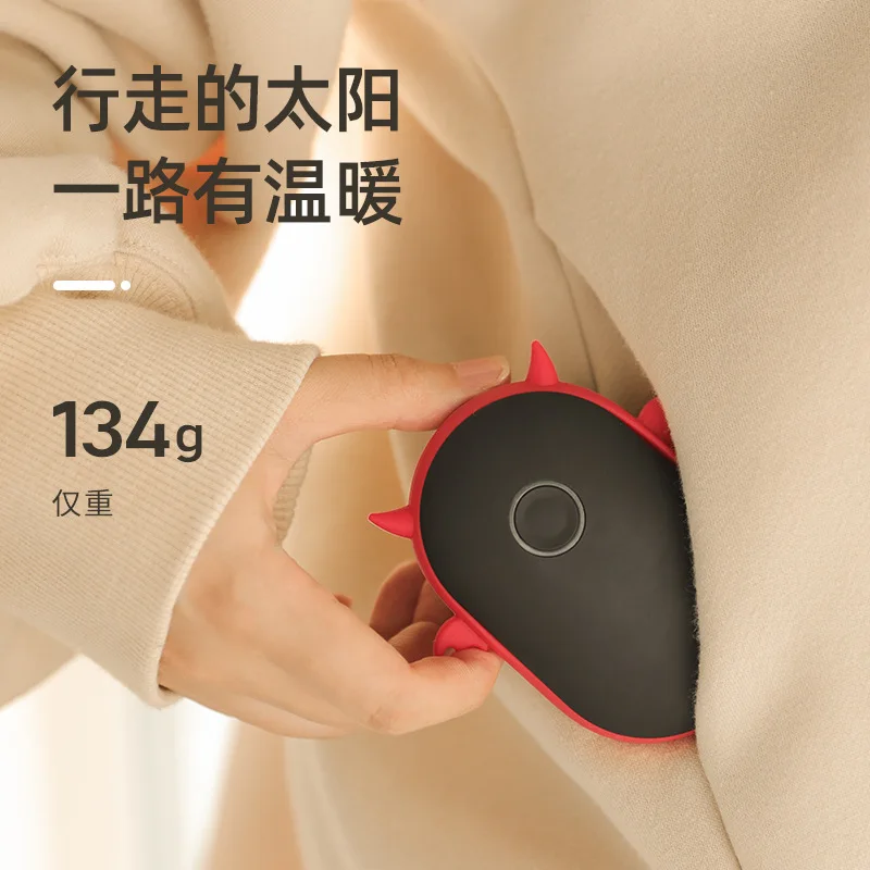 Demon hand warmers angel mini usb 2400 мАч/4000 мАч перезаряжаемая Мобильная мощность теплая Зарядка для малышей сокровище Meng pet теплый ребенок