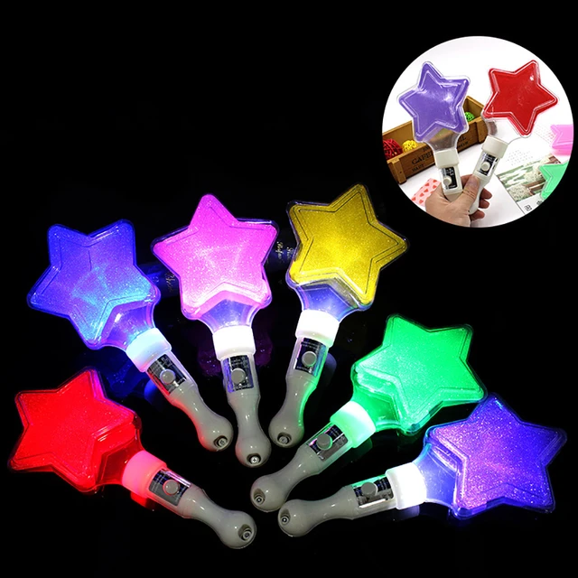 Bâton Lumineux Led Étoile Créative, Baguettes Magiques Féeriques Pour  Filles, Décoration De Fête Nocturne, Accessoires De Jouets Pour Enfants -  Lueur Partie Fournitures - AliExpress