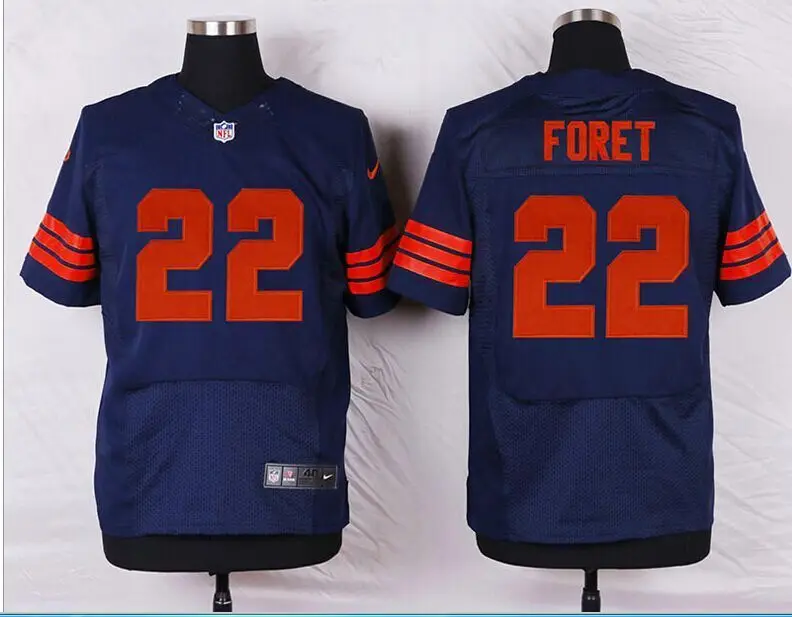Stitiched, Chicago Jay Cutler Jim McMahon Kevin White Alshon Jeffery Eddie Royal Kyle Fuller Jeremy Langford Walter Майка "Пэйтон" - Цвет: Оранжевый