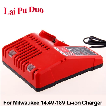 

For Milwaukee 14.4V-18V Charger M18 48-11-1828 Replacement Charger Power Tools Rechargeable Li-ion Battery Charger