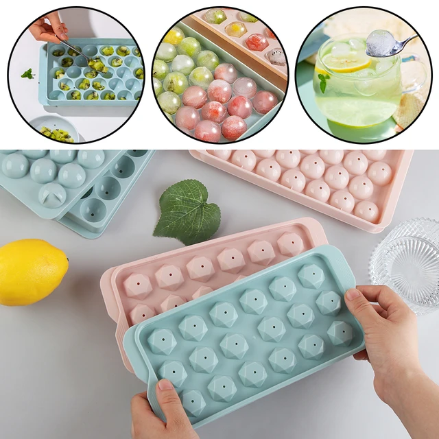 Creative Silicone Round Ball Ice Cube Mold Golf Ice Ball Maker Mold Sphere  Mould Cocktail Ice Mold Kitchen Bar Accessories - AliExpress