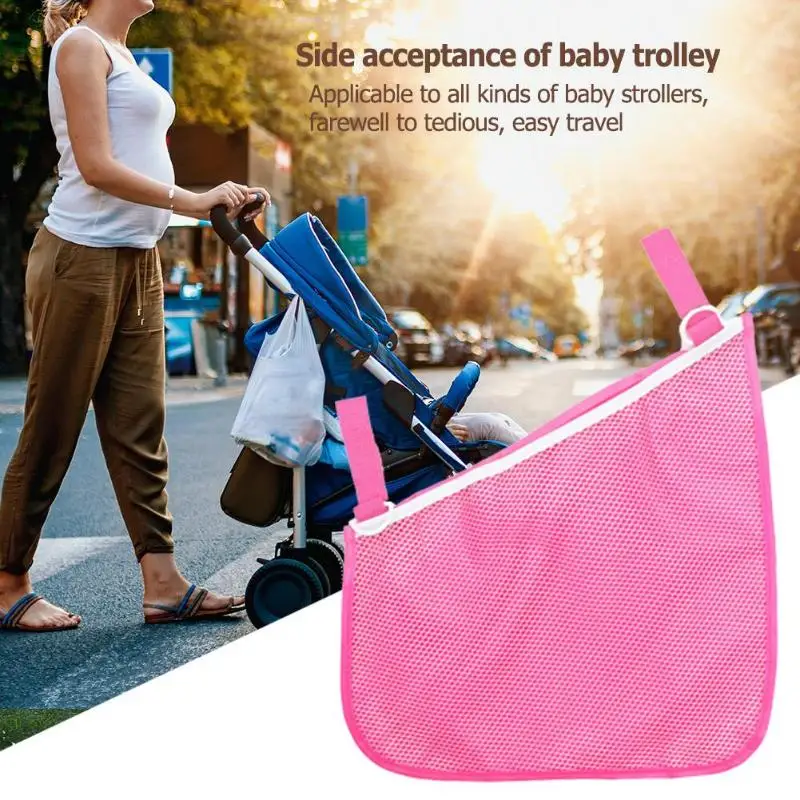 best stroller for kid and baby Baby Infant Cart Pram Stroller Accessories Mesh Side Hanging Bag Pushchair Storage Net Bag Organizer Kids Toys Bottle best baby stroller accessories	