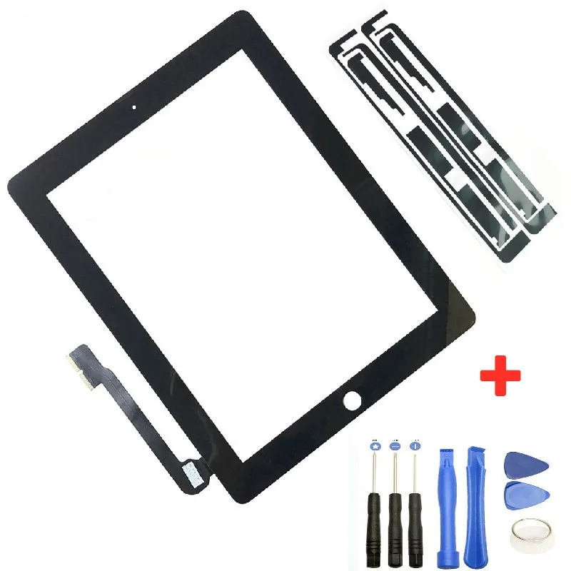 IPad 3 스크린 보충 iPad 3 A1416 A1430 A1403 터치 스크린 디지타이저 어셈블리 홈 버튼