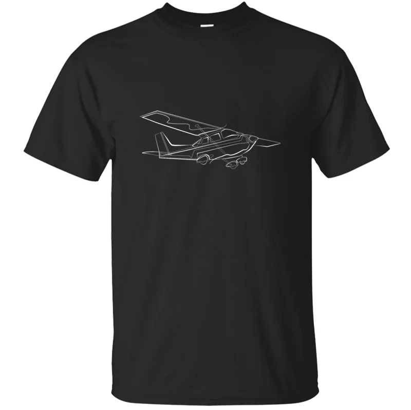 Футболка с рисунком букв Humor Sport Aircraft One Line для мужчин 2020 белая мужская футболка на