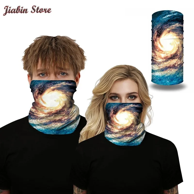 

Unisex Naruto Red Cloud Galaxy Milkyway Printed Headband Balaclava Beanie Multi-function Magic Scarf Neck Gaiter