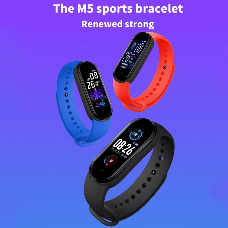 M5 Smart Watch Men Women Heart Rate Monitor Blood Pressure Fitness Tracker Smartwatch Band 5 Sport Watch smart watch