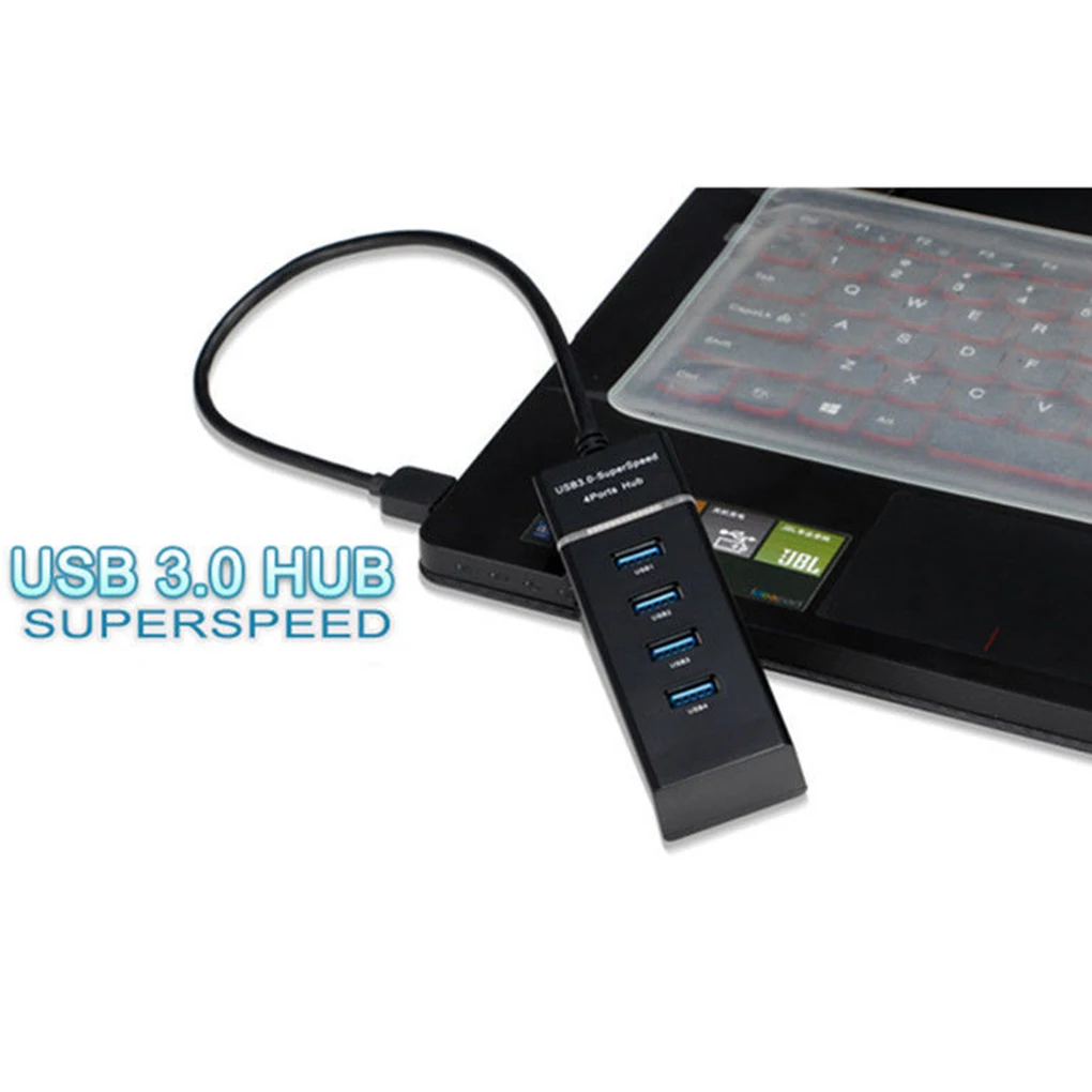 Разветвитель USB 3 0 с 4 портами 5 Гбит/с высокоскоростной кабель адаптер для
