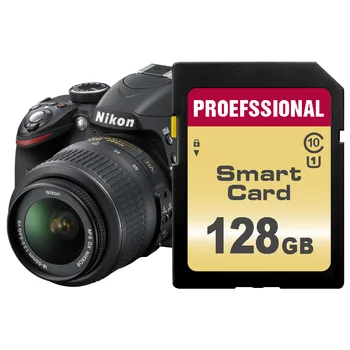 

best Professional 64GB 128GB 256GB SDXC SD Card 16GB 32GB SDHC Card Memory Card High Speed 600x For Nikon Canon Camera