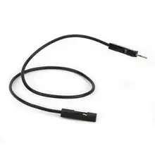 200 шт. макетная плата Перемычка провод Луженая Медь Одна Головка 1P мама-папа 26AWG гибкий соединительный кабель