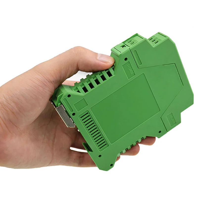 ABKT-Electrical Distribution Box Din Rail Plastic Enclosure Electronic Green Instruement Enclosure