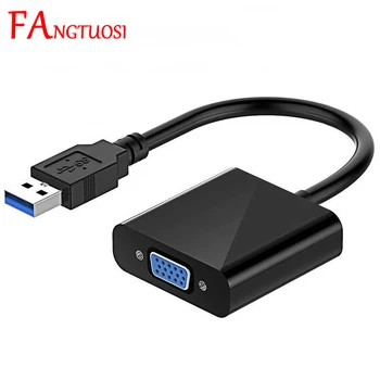 

FANGTUOSI USB 3.0 to VGA Multi-Display Video Converter 1080P External Video Card Adapter For HDTV Projector Laptop PC Monitor