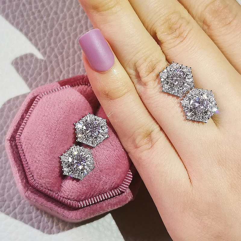 2022 Fashion Trendy Butterfly Silver Color Korean Stud Earring for Women Wedding Cute Gothic Drop Earing Party Gift Wholesale Z5