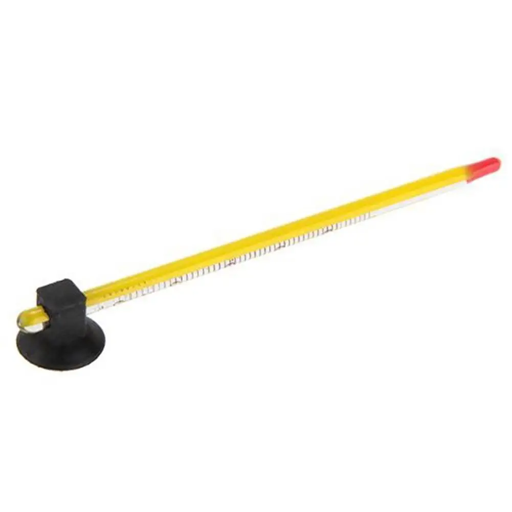 Aquarium Waterproof Hydraulic Gauge Submersible Glass Thermometer with Suction Cup 14CM | Дом и сад