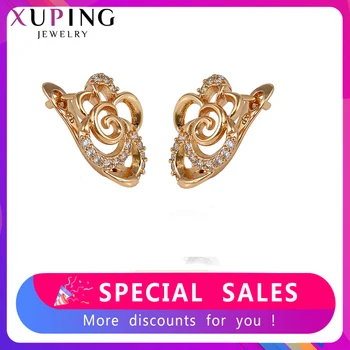 

Xuping Simple for Women Earings Fashion Jewelry Girls European Style Elegant Gold-color Plated Party Weeding Gifts S135,5-93146