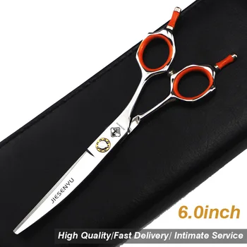 

6.0inch hairdressing set Pet scissors Japan 440C Sharp Quick-cut hair scissors with advanced screws Adjustable
