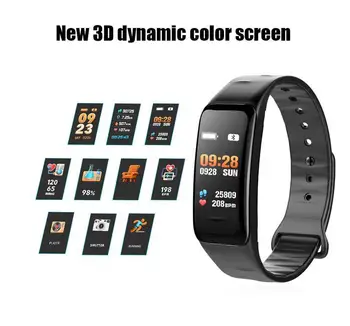 

Fitness Bracelet Smart Watch Waterproof Bracelet Heart Rate Monitor Health Tracker bracelet For Sport PK Mi Band 4