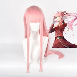 Anime  in the  02 Long Wig Cosplay Wig Role Play Pink Color Cos Wig