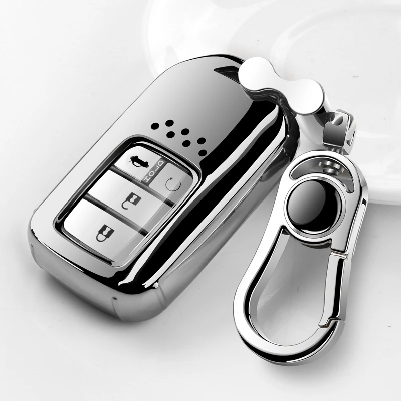 Portachiavi con custodia completa per chiave a distanza per auto in TPU per Honda Accord Civic CR-V XR-V MK10 Spirior Pilot Fit City Freed Jade Key Protect - H95121db7265046d6b8025f7f38d6f065j