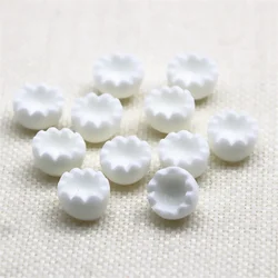 10pcs Resin 3D Egg Shell Cabochon Miniature Art DIY Hair Bow Center Scrapbooking Craft