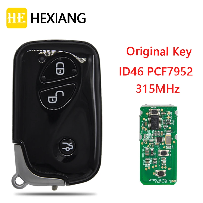 HE Xiang Original Remote Control Smart Car Key For BYD F3 F0 L3 G3 S6 E6 M6 S7 315MHz ID46 Chip Replacement Promixity Card spark plug wires