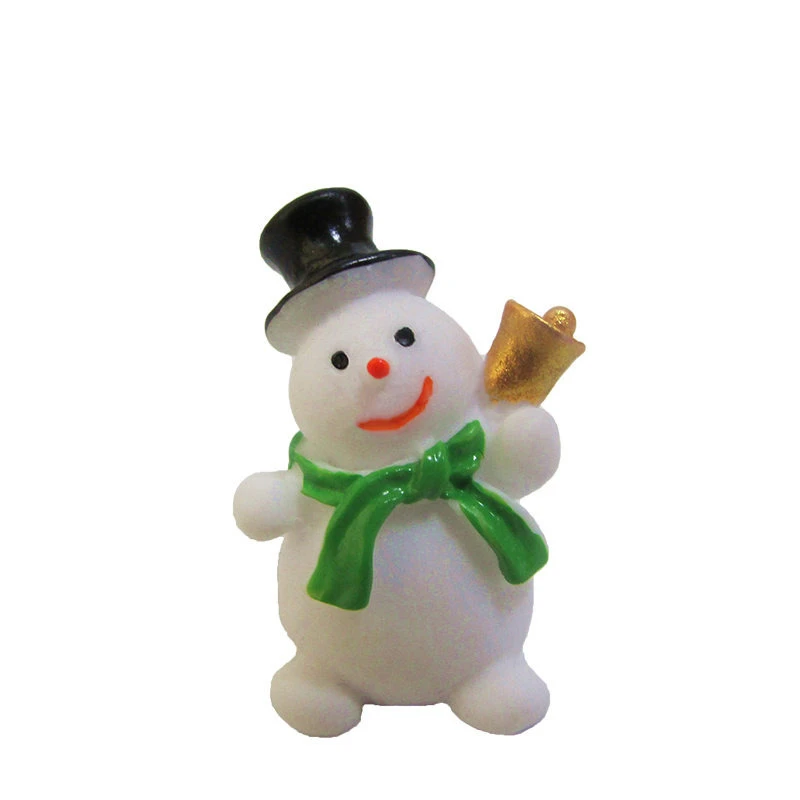 Милый Санта Клаус Снеговик Рождественское украшение фигурка мини Лось домашний Декор рождественские подарки для детей - Цвет: X0009E