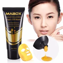 24K Gold Peel-Off Face Mask Facial Care Blackhead Remover Tightening Firming Skin Moisturizing Face Masks Skin Care Mask
