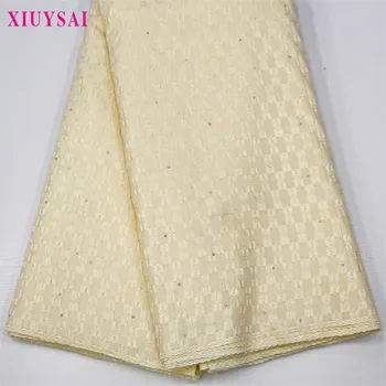

XIUYSAI DuBai Pure Cotton African Dry Lace Fabric Superb Swiss Voile Lace In Switzerland Nigerian Lace Garment Sew SK97