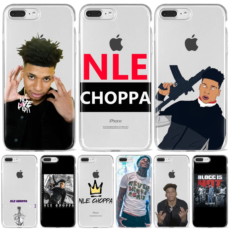 NLE CHOPPA реперские кепки Мягкий силиконовый чехол для телефона iPhone Xr Xs 11 12Pro мини Max X
