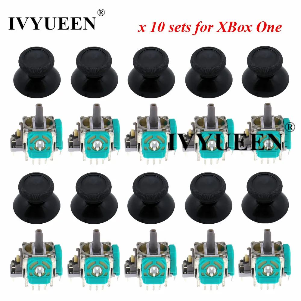 IVYUEEN 10 комплектов 3 pin 3D Аналоговый джойстик сенсор модуль потенциометр и колпачок для пальцев для Microsoft XBox One контроллер|pin 3d|cap cappin pin | АлиЭкспресс