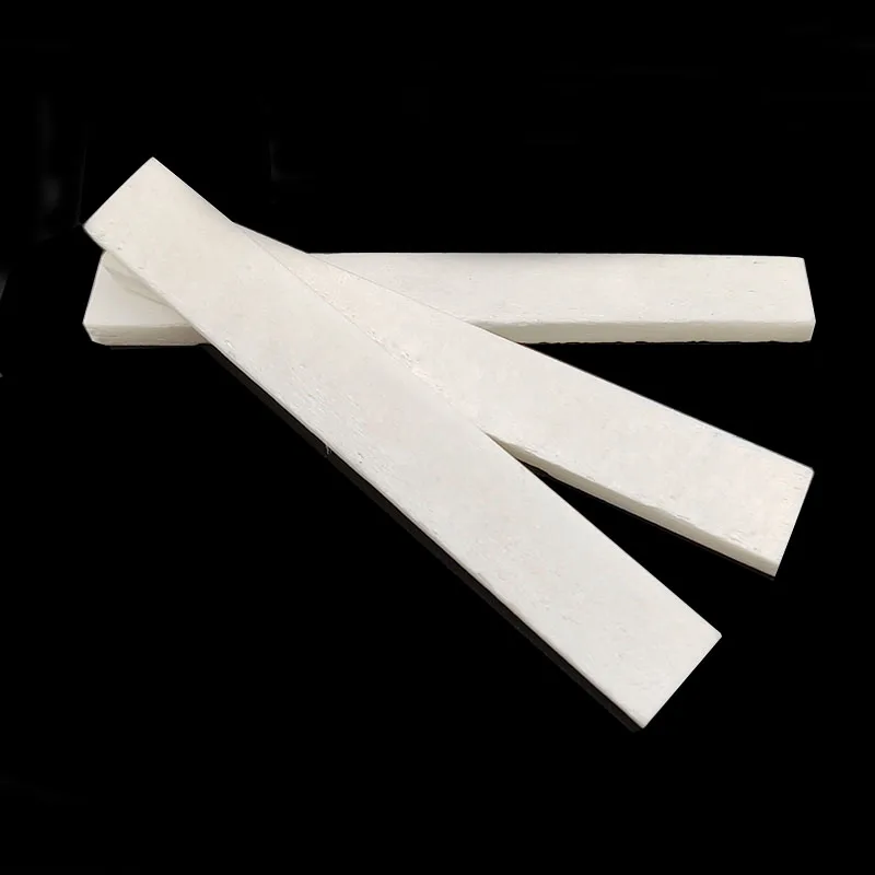 Classical Acoustic Electric Guitar Bone Guitar String Bridge Saddle Nut Blank Replacement Parts 100Set
