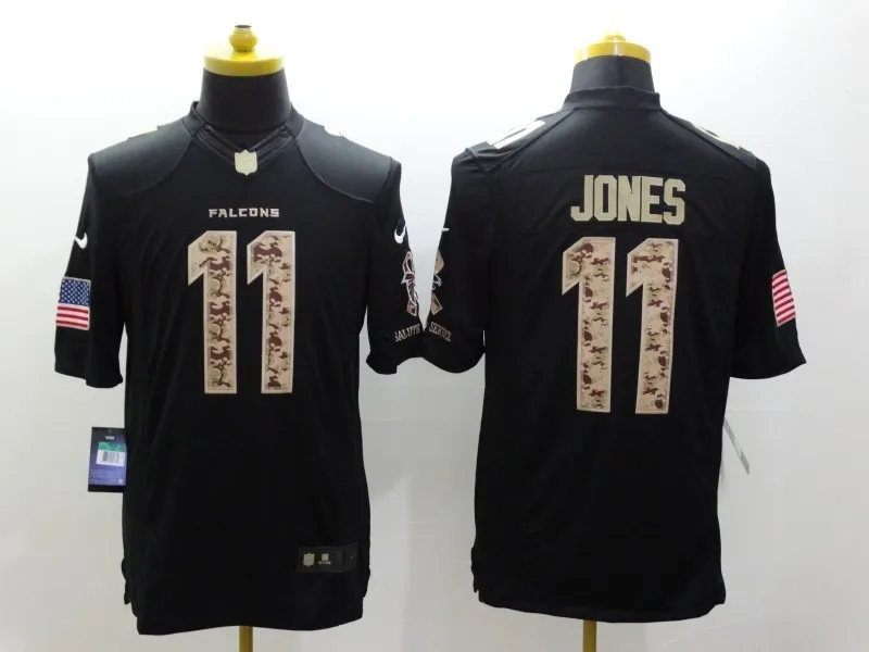 COLOR AS PHOTO SHOWN Сшитый для мужчин, Atlanta Matt Ryan Julio Jones Desmond Trufant Devonta Freeman Green Salute Jersey - Цвет: COLOR AS PHOTO SHOWN