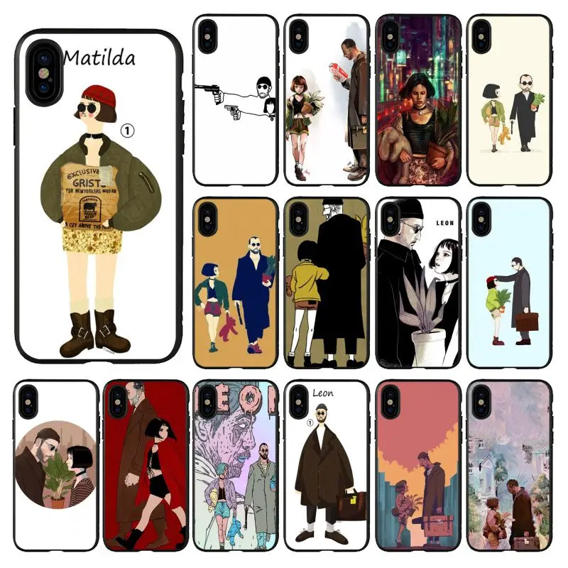 Чехол для мобильного телефона HTxian Leon Matilda Natalie Portman Movie Poster iPhone 11 pro XS MAX 8 7 6 6S Plus X 5 5S se