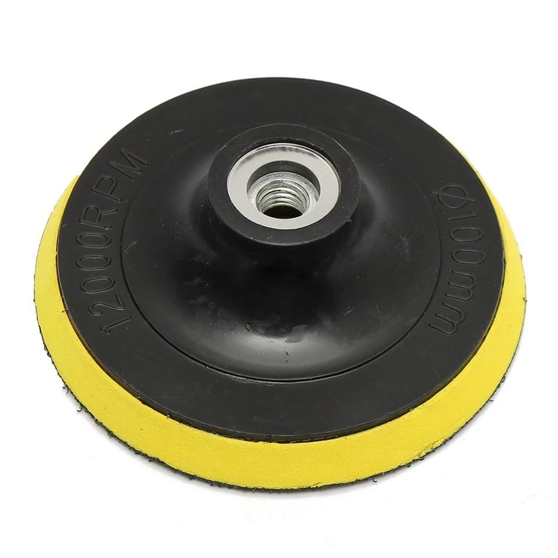 2pcs 100mm Polisher Bonnet Pad Angle Grinder wheel Polishing Sand Paper Disc | Инструменты