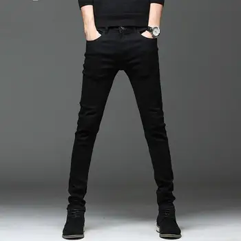 

MaoMaoLeYenDa 2019 new arrival high quality casual slim elastic black jeans men ,men's pencil pants ,skinny jeans men
