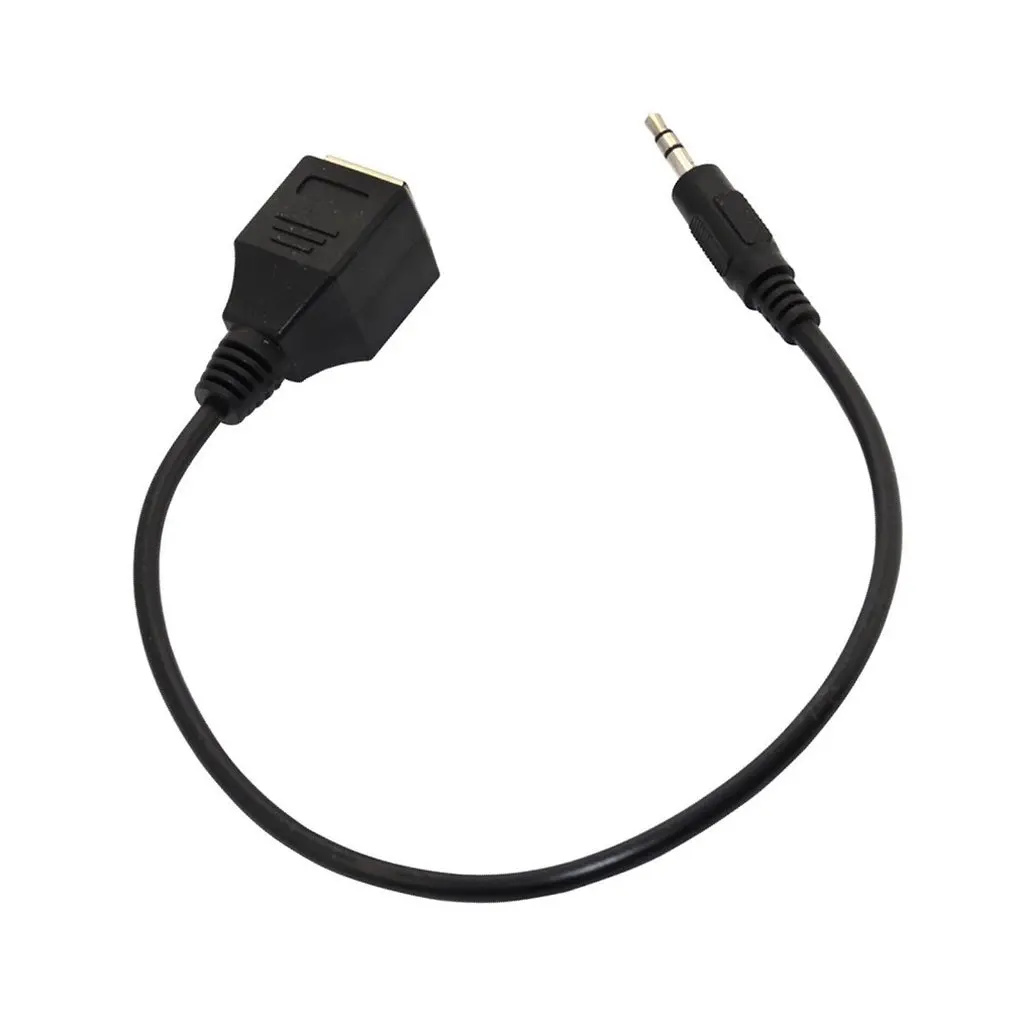

3.5Mm 1/8" Male Plug Audio Cable To Rj45 Socket Ethernet Adapter Short Cable