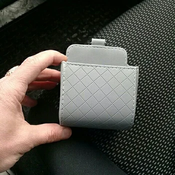 

Car Air Vent Dashboard Tidy Hanging Leather Organizer Box for Citroen C-Quatre C-Triomphe Picasso C1 C2 C3 C4 C4L C5 Elysee/